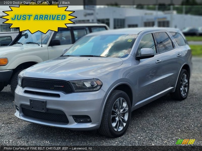 Billet / Black 2020 Dodge Durango GT AWD