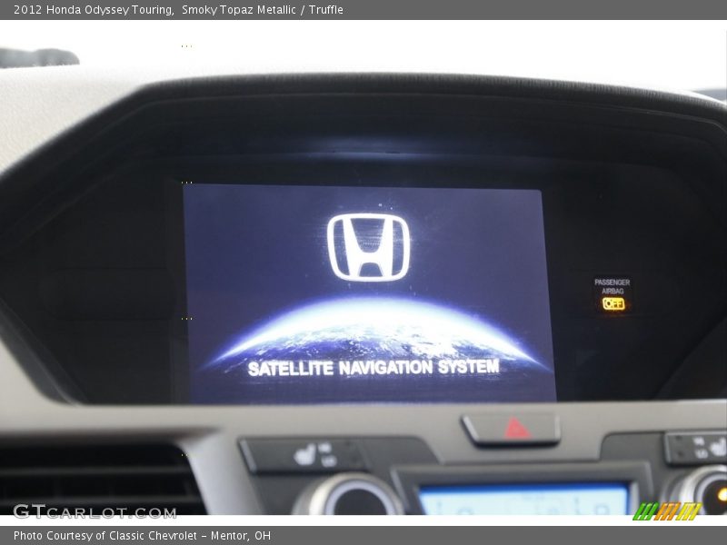 Smoky Topaz Metallic / Truffle 2012 Honda Odyssey Touring