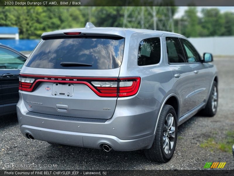 Billet / Black 2020 Dodge Durango GT AWD