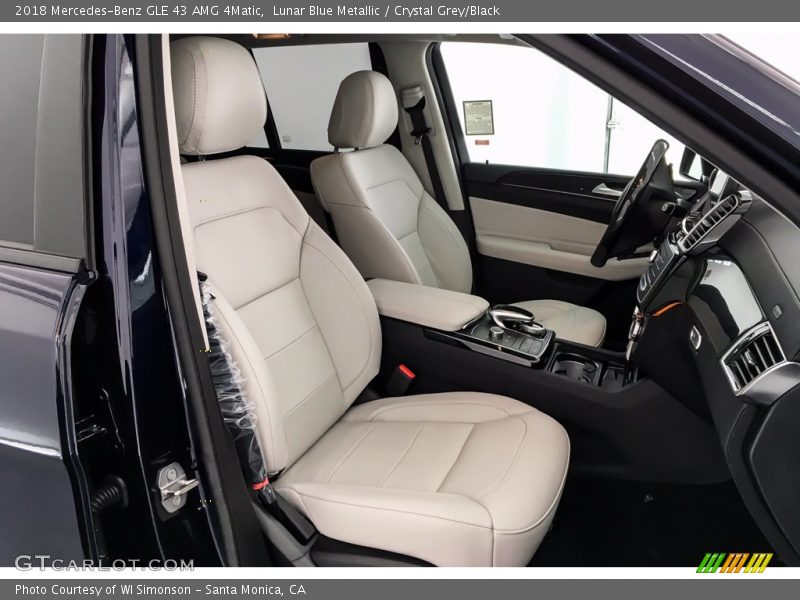Lunar Blue Metallic / Crystal Grey/Black 2018 Mercedes-Benz GLE 43 AMG 4Matic