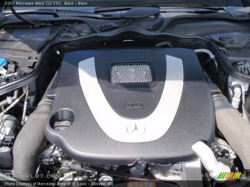 Black / Black 2007 Mercedes-Benz CLS 550