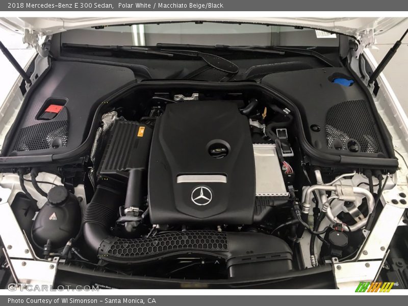 Polar White / Macchiato Beige/Black 2018 Mercedes-Benz E 300 Sedan