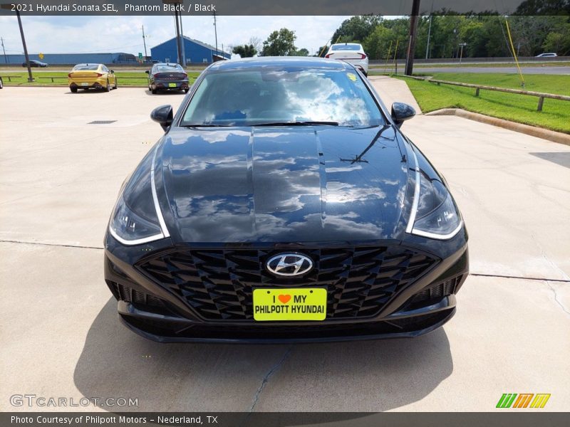 Phantom Black / Black 2021 Hyundai Sonata SEL