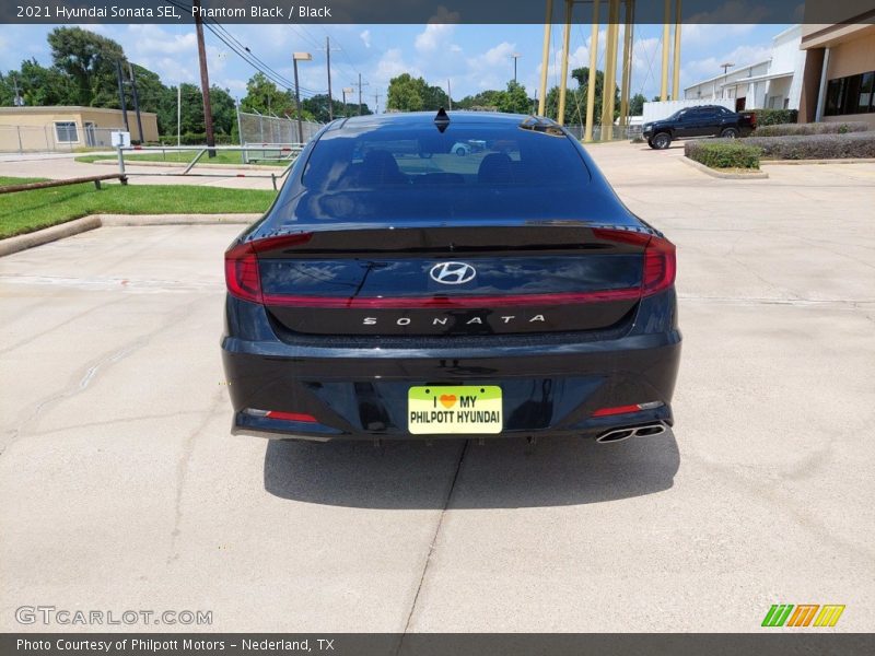 Phantom Black / Black 2021 Hyundai Sonata SEL