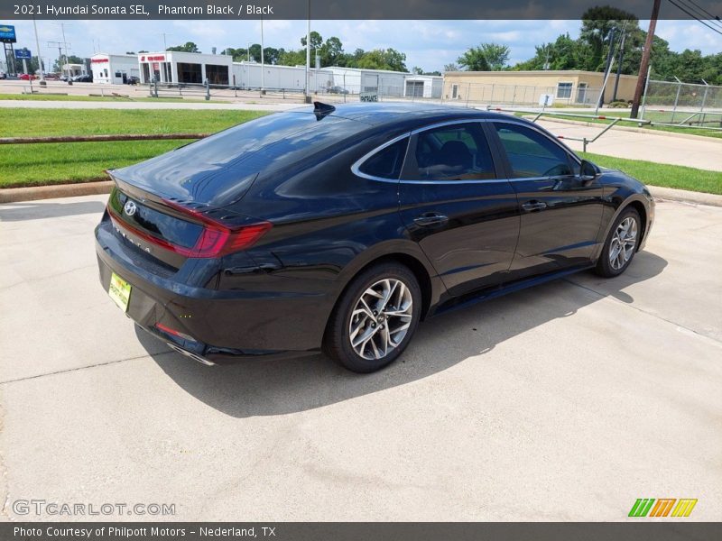 Phantom Black / Black 2021 Hyundai Sonata SEL