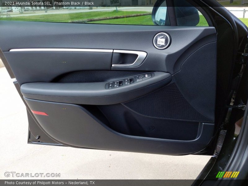 Phantom Black / Black 2021 Hyundai Sonata SEL