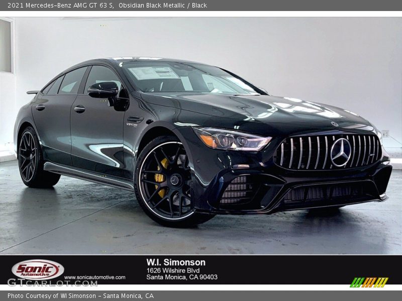 Obsidian Black Metallic / Black 2021 Mercedes-Benz AMG GT 63 S