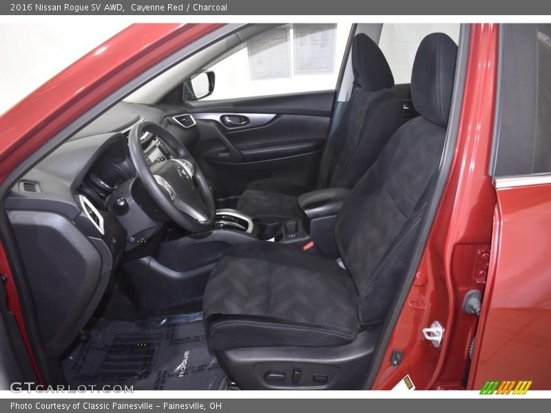 Cayenne Red / Charcoal 2016 Nissan Rogue SV AWD