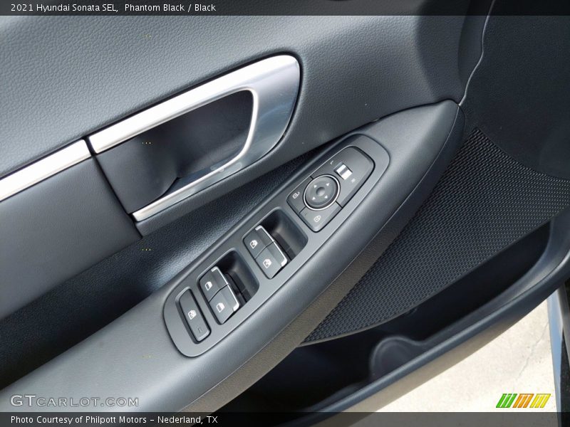 Phantom Black / Black 2021 Hyundai Sonata SEL