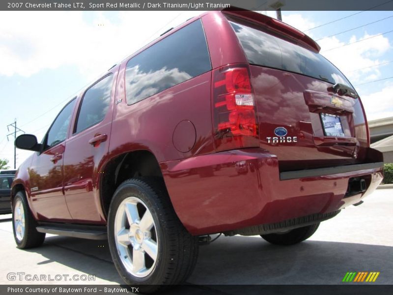 Sport Red Metallic / Dark Titanium/Light Titanium 2007 Chevrolet Tahoe LTZ