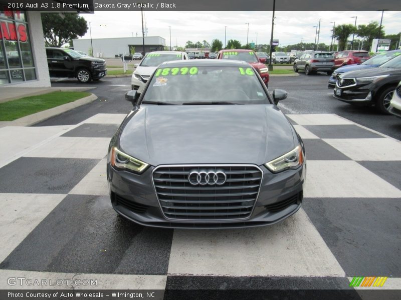 Dakota Gray Metallic / Black 2016 Audi A3 1.8 Premium