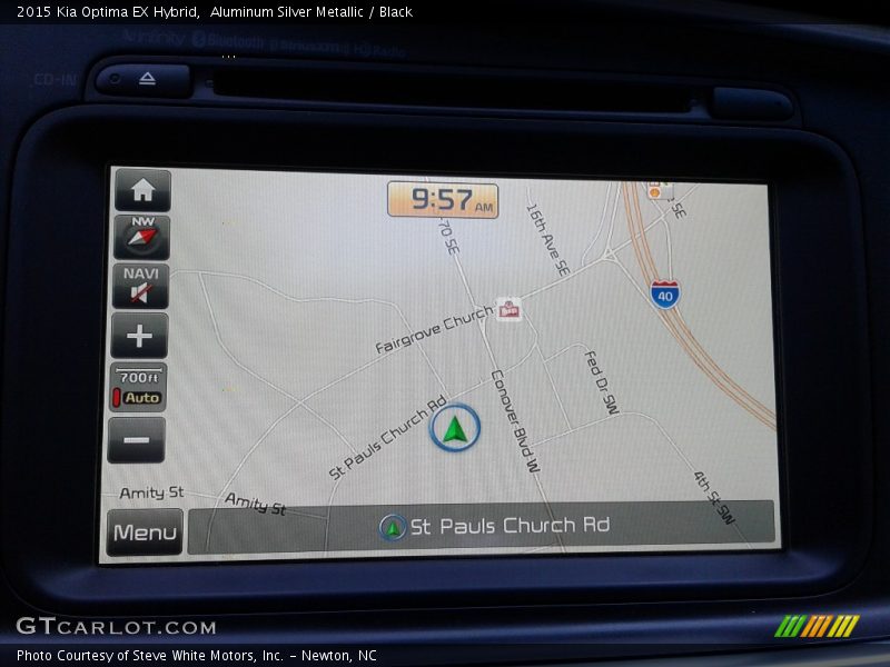 Navigation of 2015 Optima EX Hybrid