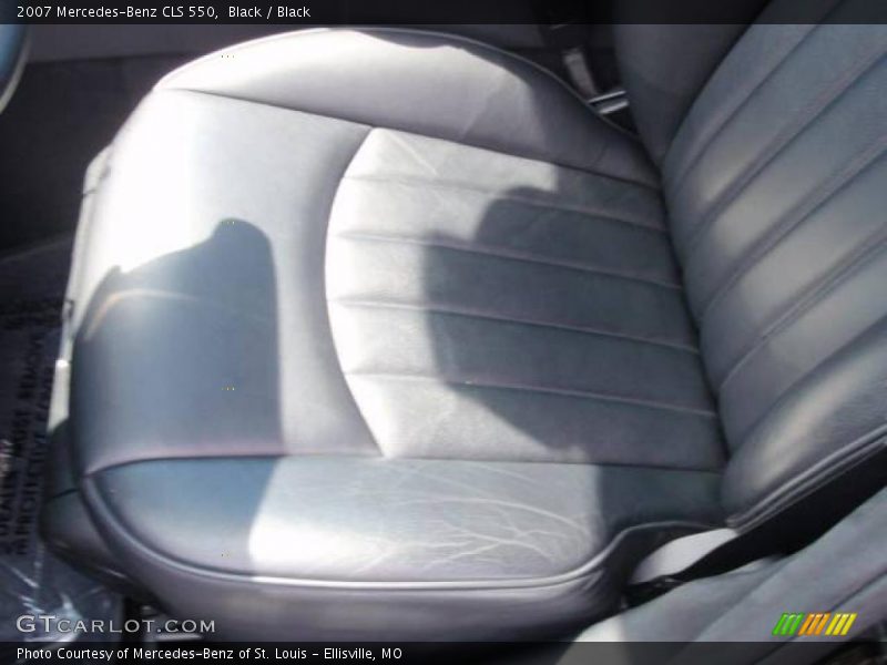 Black / Black 2007 Mercedes-Benz CLS 550
