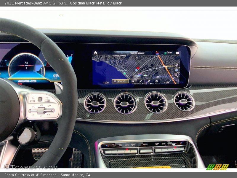 Navigation of 2021 AMG GT 63 S
