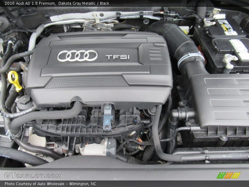 Dakota Gray Metallic / Black 2016 Audi A3 1.8 Premium