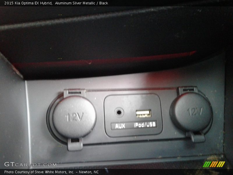 Aluminum Silver Metallic / Black 2015 Kia Optima EX Hybrid