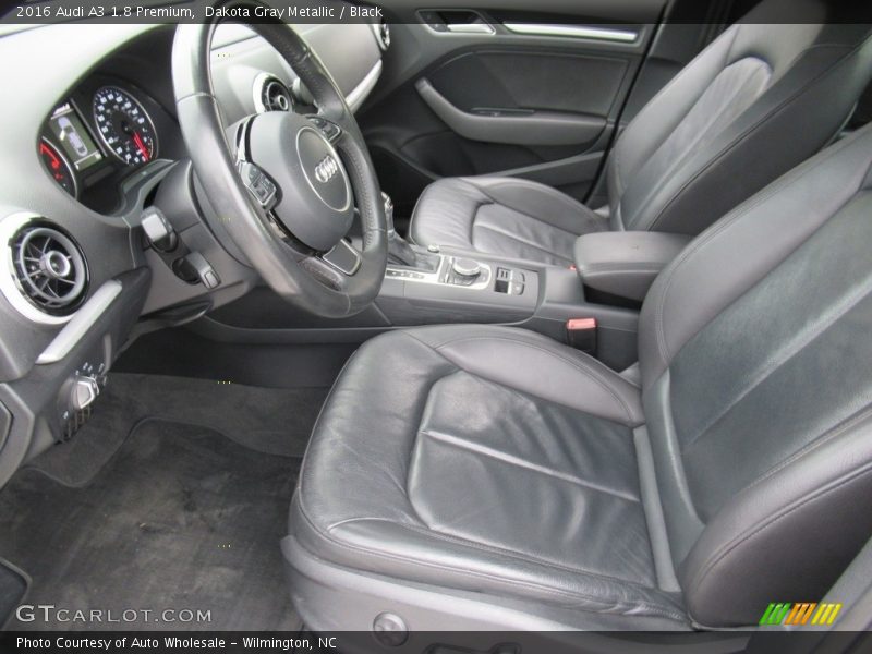 Dakota Gray Metallic / Black 2016 Audi A3 1.8 Premium