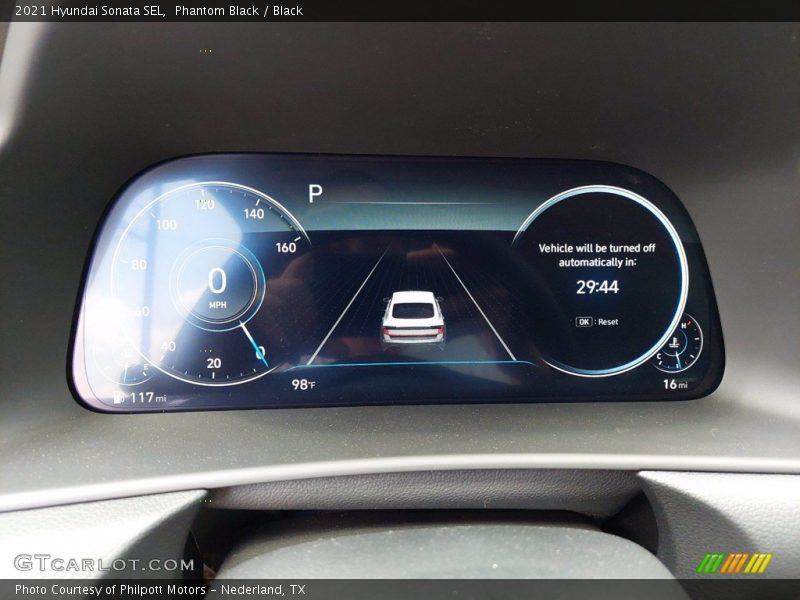 Phantom Black / Black 2021 Hyundai Sonata SEL