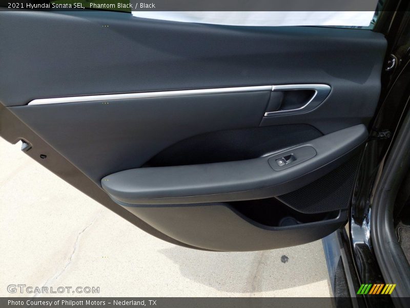 Phantom Black / Black 2021 Hyundai Sonata SEL