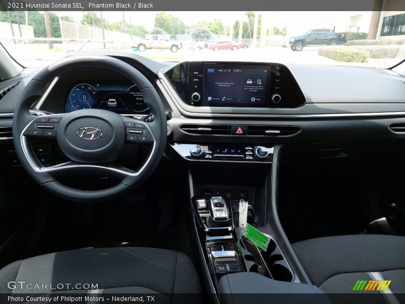 Phantom Black / Black 2021 Hyundai Sonata SEL