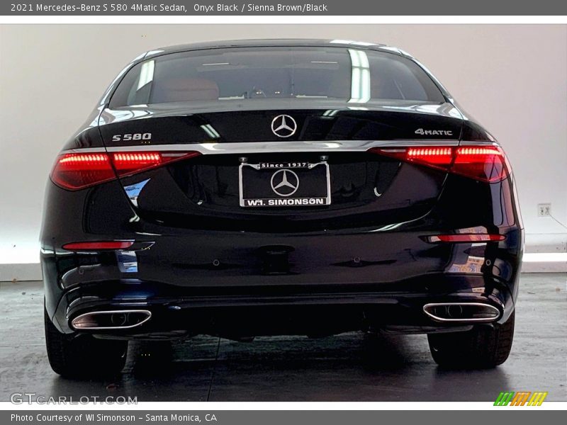 Onyx Black / Sienna Brown/Black 2021 Mercedes-Benz S 580 4Matic Sedan