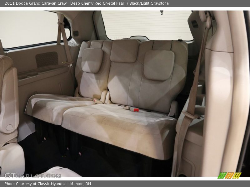 Deep Cherry Red Crystal Pearl / Black/Light Graystone 2011 Dodge Grand Caravan Crew