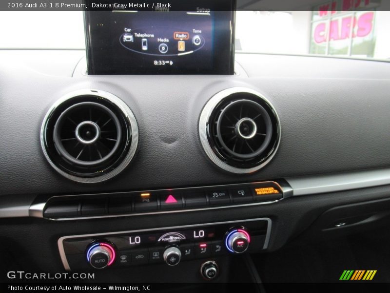 Dakota Gray Metallic / Black 2016 Audi A3 1.8 Premium