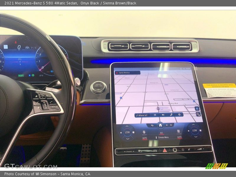 Onyx Black / Sienna Brown/Black 2021 Mercedes-Benz S 580 4Matic Sedan