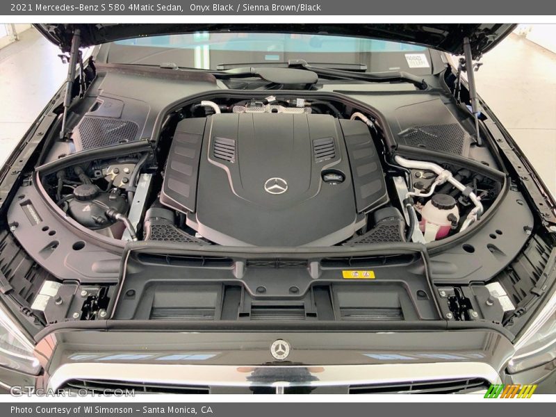  2021 S 580 4Matic Sedan Engine - 4.0 Liter DI biturbo DOHC 32-Valve VVT V8