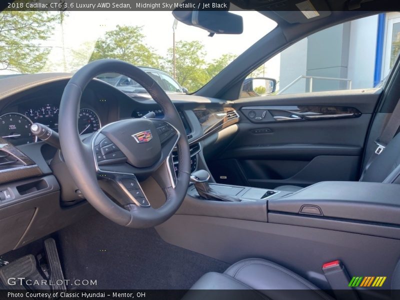 Midnight Sky Metallic / Jet Black 2018 Cadillac CT6 3.6 Luxury AWD Sedan