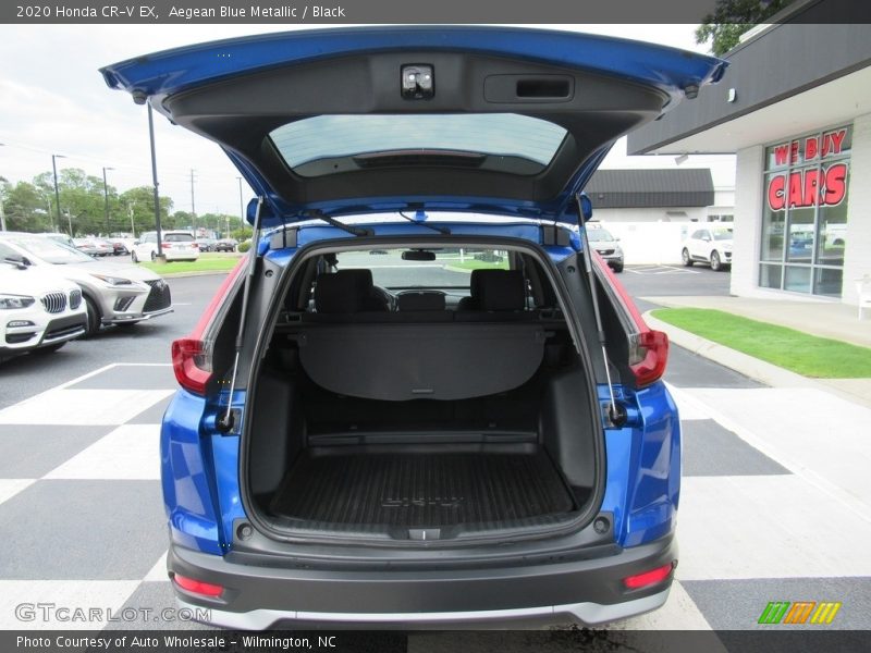 Aegean Blue Metallic / Black 2020 Honda CR-V EX
