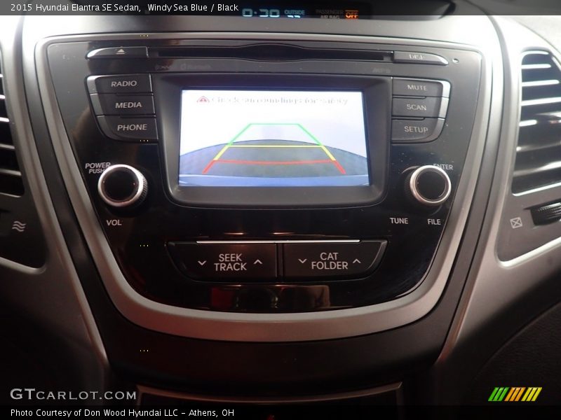 Windy Sea Blue / Black 2015 Hyundai Elantra SE Sedan