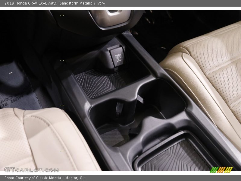 Sandstorm Metallic / Ivory 2019 Honda CR-V EX-L AWD