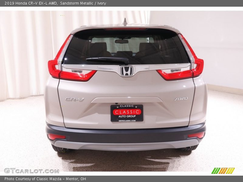 Sandstorm Metallic / Ivory 2019 Honda CR-V EX-L AWD