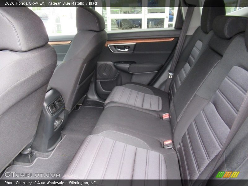 Aegean Blue Metallic / Black 2020 Honda CR-V EX