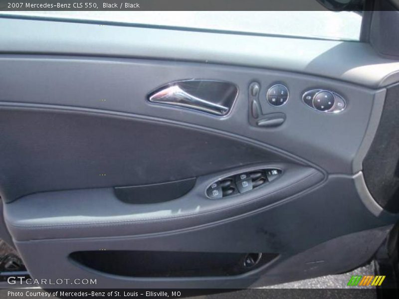 Black / Black 2007 Mercedes-Benz CLS 550