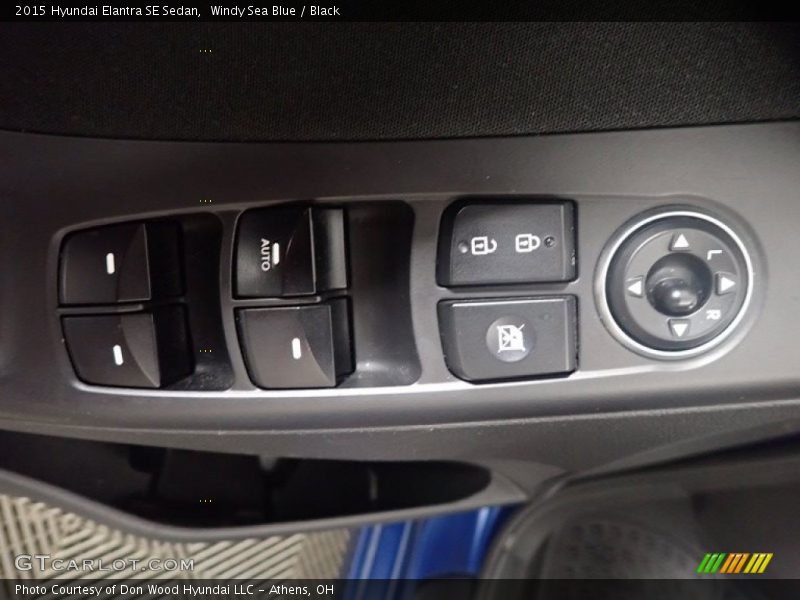 Windy Sea Blue / Black 2015 Hyundai Elantra SE Sedan