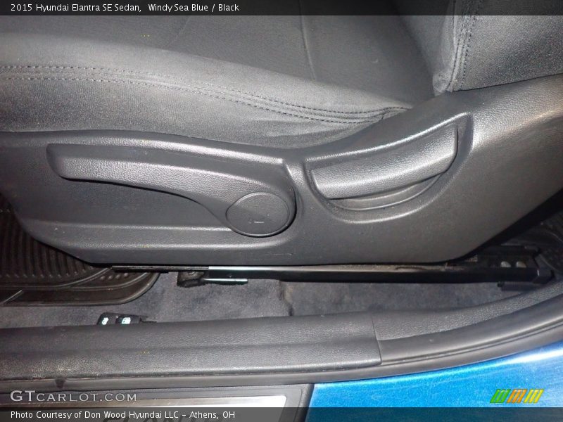 Windy Sea Blue / Black 2015 Hyundai Elantra SE Sedan