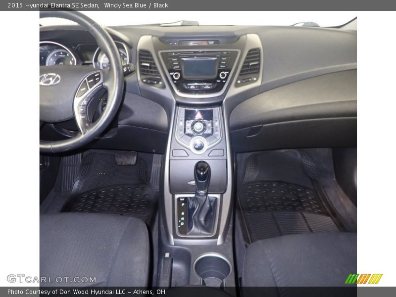 Windy Sea Blue / Black 2015 Hyundai Elantra SE Sedan