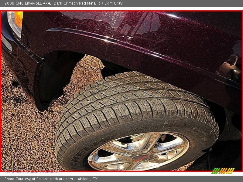 Dark Crimson Red Metallic / Light Gray 2008 GMC Envoy SLE 4x4