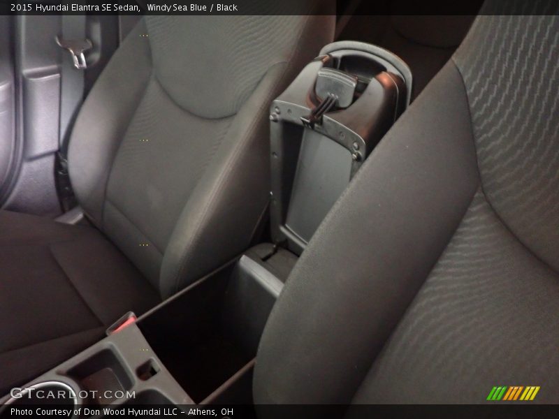 Windy Sea Blue / Black 2015 Hyundai Elantra SE Sedan
