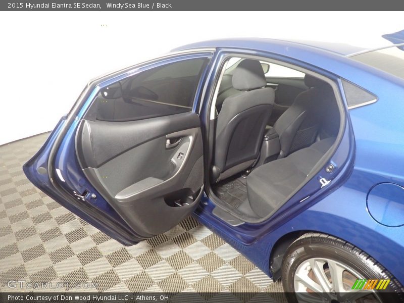 Windy Sea Blue / Black 2015 Hyundai Elantra SE Sedan