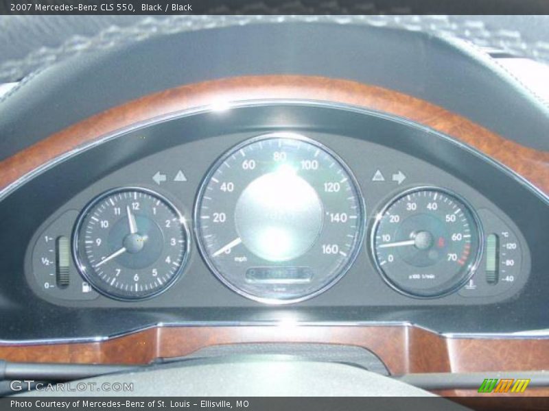 Black / Black 2007 Mercedes-Benz CLS 550