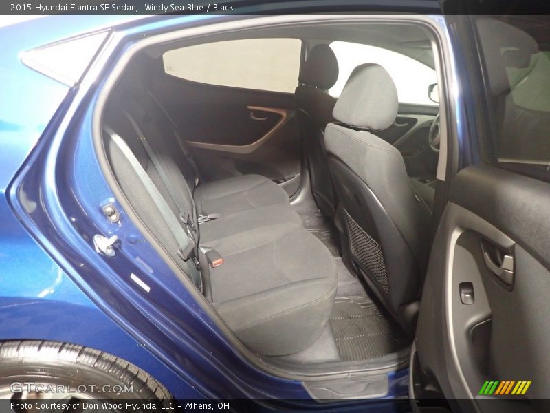 Windy Sea Blue / Black 2015 Hyundai Elantra SE Sedan