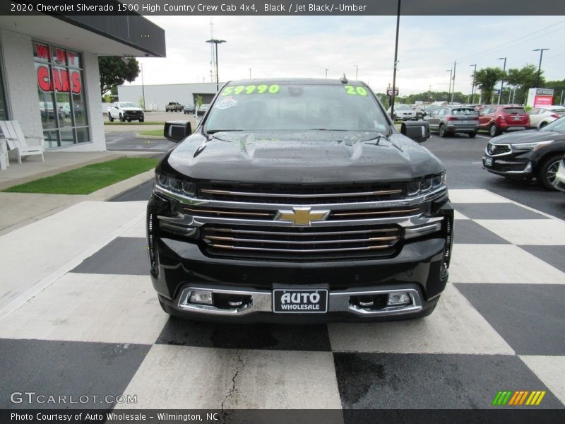 Black / Jet Black/­Umber 2020 Chevrolet Silverado 1500 High Country Crew Cab 4x4