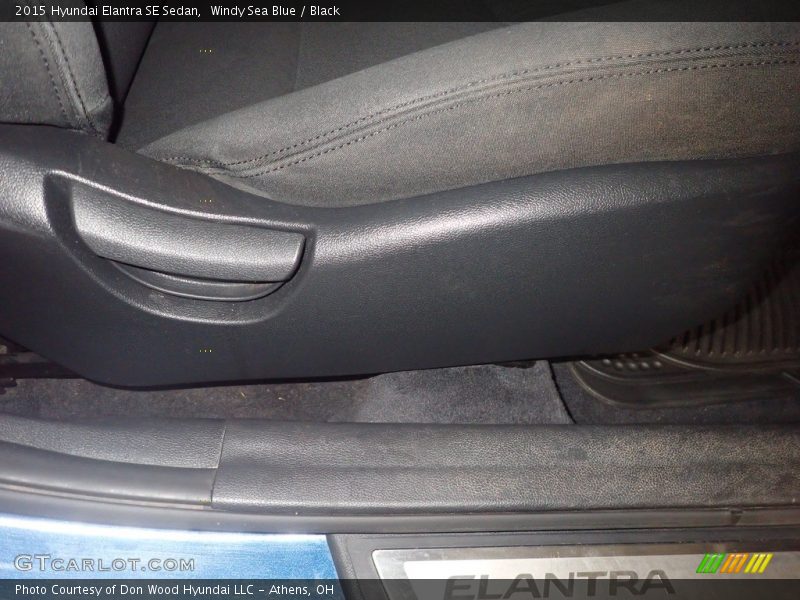 Windy Sea Blue / Black 2015 Hyundai Elantra SE Sedan
