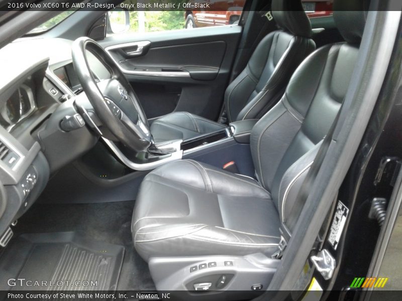 Front Seat of 2016 XC60 T6 AWD R-Design