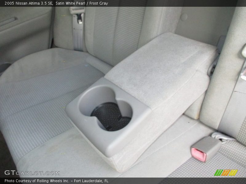 Satin White Pearl / Frost Gray 2005 Nissan Altima 3.5 SE