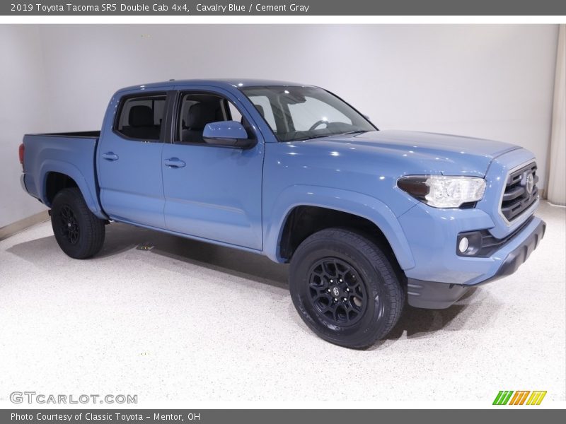 Cavalry Blue / Cement Gray 2019 Toyota Tacoma SR5 Double Cab 4x4