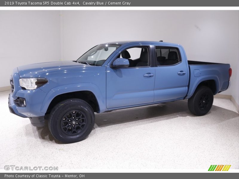 Cavalry Blue / Cement Gray 2019 Toyota Tacoma SR5 Double Cab 4x4